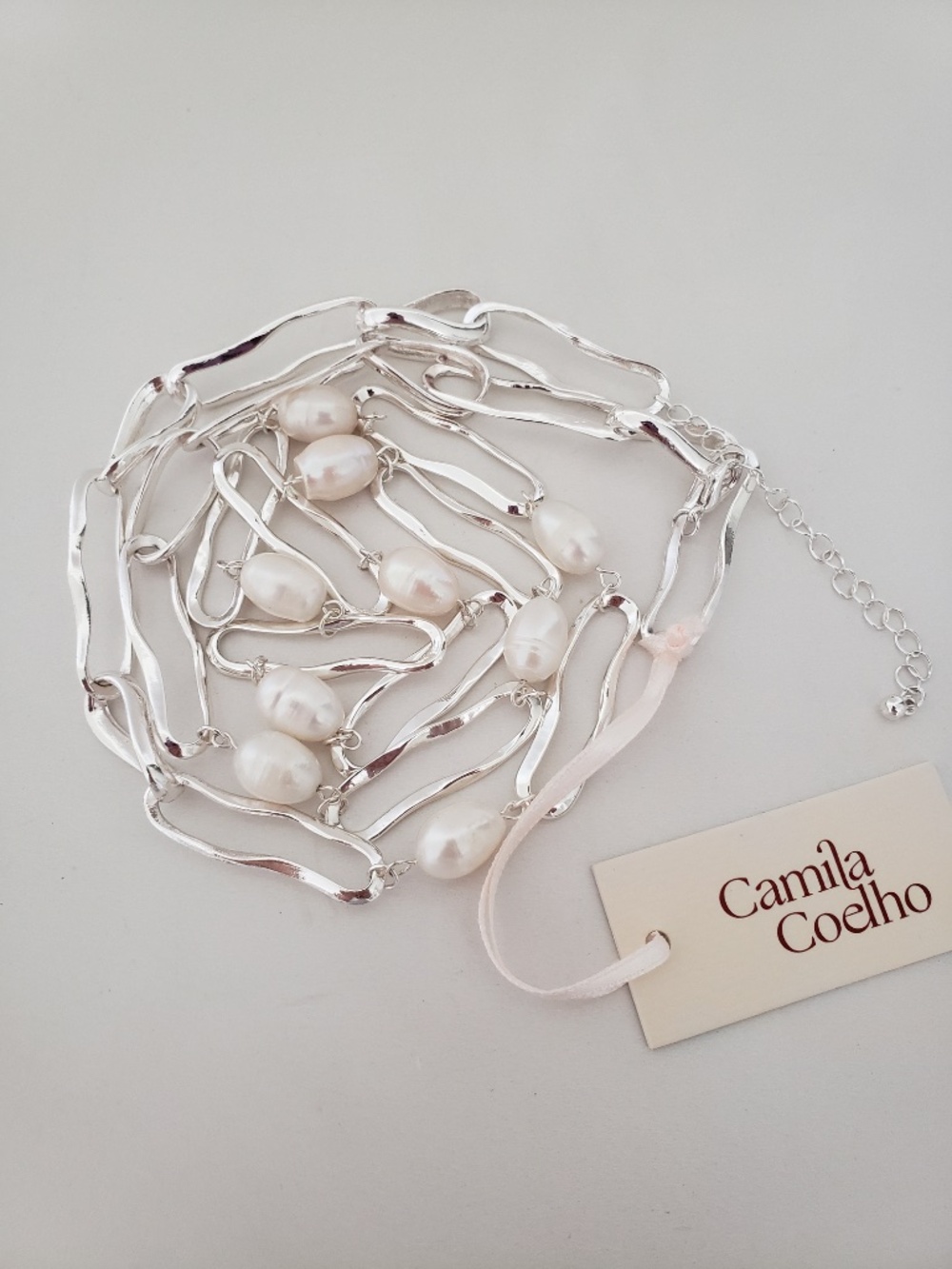 Camila Coelho Freshwater Pearl Chain Necklace